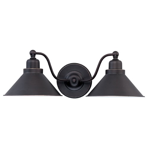 Nuvo Lighting Bridgeview 20-Inch Mission Dust Bronze Double Wall Sconce by Nuvo Lighting 60/1711