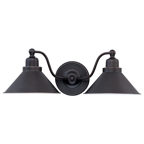 Bridgeview 20-Inch Mission Dust Bronze Double Wall Sconce by Nuvo Lighting
