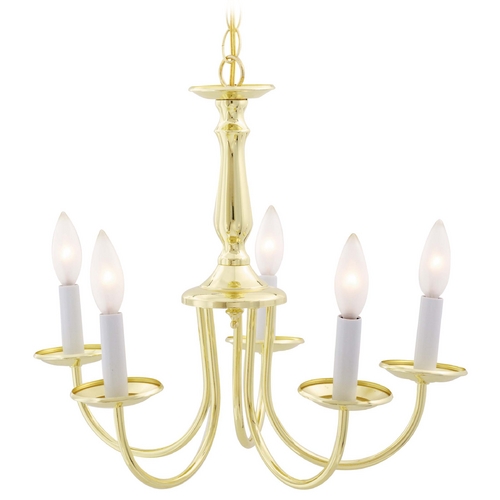 Nuvo Lighting Polished Brass Chandelier by Nuvo Lighting SF76/280
