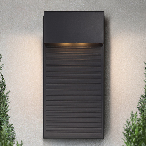 Hiline 12-Inch LED Outdoor Wall Light in Black by Modern Forms
