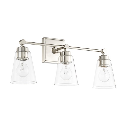Capital Lighting Rory 23-Inch Vanity Light in Polished Nickel by Capital Lighting 121831PN-432