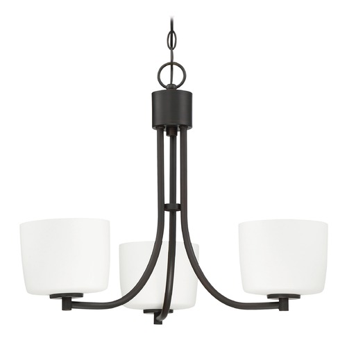 Clarendon 22-Inch Aged Bronze Brushed Chandelier by Craftmade Lighting