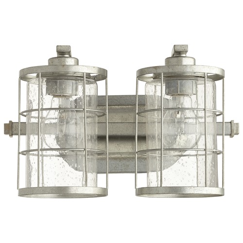 Quorum Lighting Ellis Tumbled Steel Bathroom Light by Quorum Lighting 2/7/5364