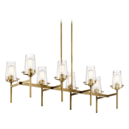 Kichler Lighting Alton 8-Light Natural Brass Chandelier by Kichler Lighting 43696NBR