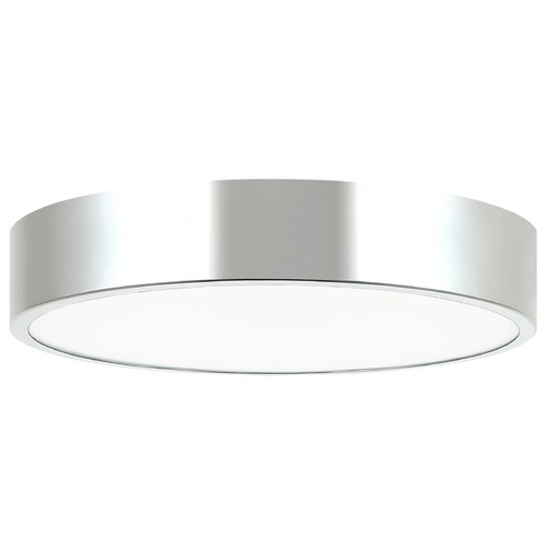 Plato Chrome LED Flush Mount by Matteo Lighting