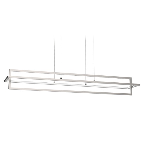 Kuzco Lighting Mondrian 47.25-Inch LED Linear Pendant in Nickel by Kuzco Lighting LP16248-BN