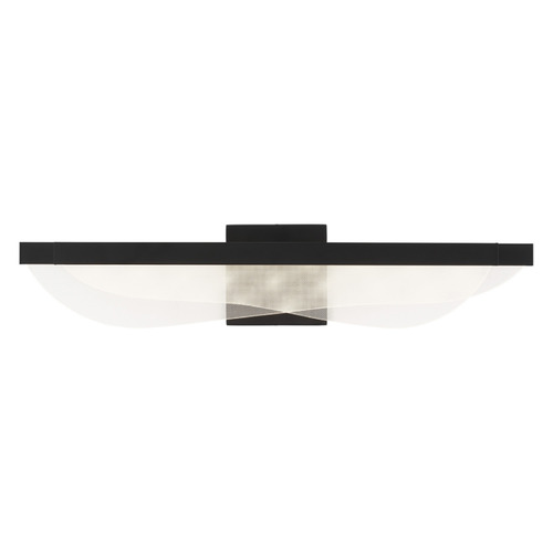 Visual Comfort Modern Collection Sean Lavin Nyra 25-Inch LED Bath Light in Black by Visual Comfort Modern 700BCNYR25B-LED930