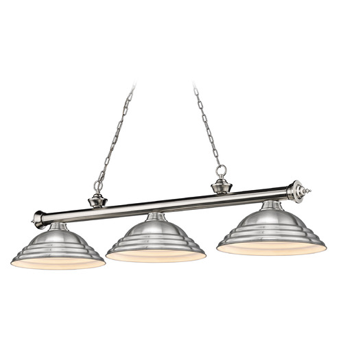 Cordon Brushed Nickel Billiard Light by Z-Lite