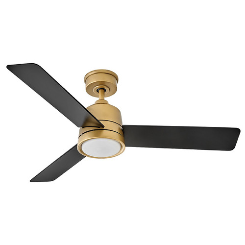 Hinkley Hinkley Chet Heritage Brass LED Ceiling Fan with Light 905248FHB-LWA