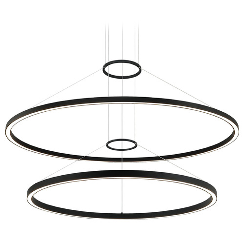 Matteo Lighting Matteo Lighting O'hara Matte Black LED Pendant Light C30872MB