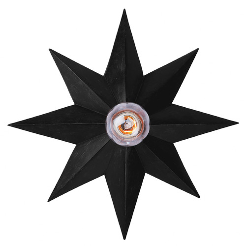 Crystorama Lighting Astro Black Sconce