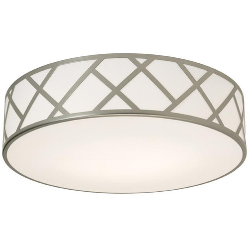 AFX Lighting Afx Lighting Haven Satin Nickel Flushmount Light HVNF17MBSN