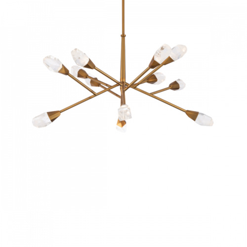 Schonbek Beyond Synapse 31.50-Inch LED Chandelier in Aged Brass by Schonbek Beyond BPD32232-AB