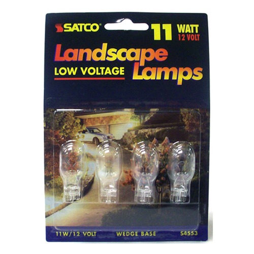 Satco Lighting Xenon T7 Light Bulb Wedge Base 12V by Satco Lighting S4553