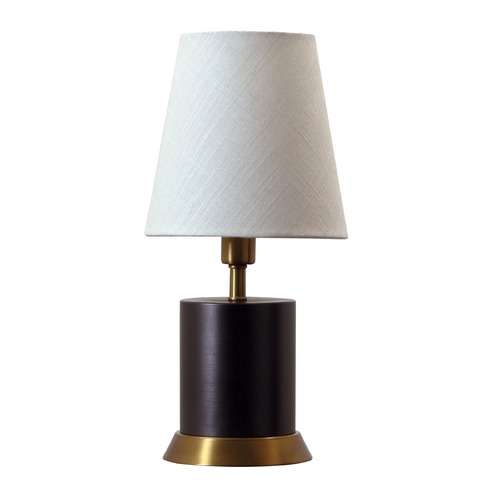 House of Troy Lighting House of Troy Geo Mahogany Bronze with Weathered Brass Accents Accent Lamp GEO311
