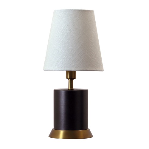 House of Troy Lighting Geo Mahogany Bronze & Weathered Brass Accent Lamp by House of Troy Lighting GEO311