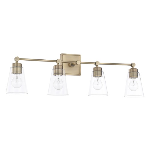 Rory 33-Inch Vanity Light in Aged Brass by Capital Lighting