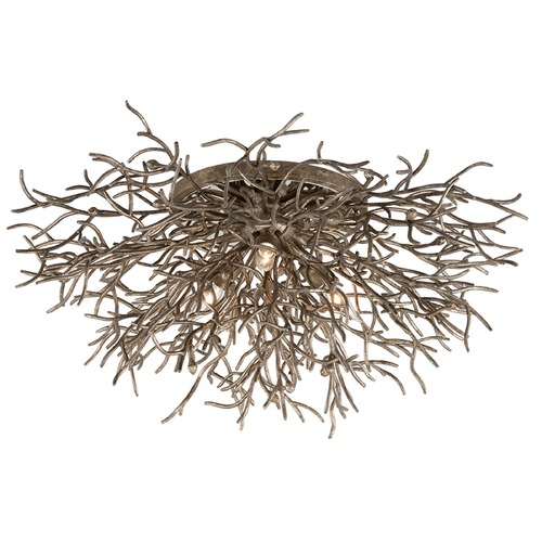 Troy Lighting Sierra Distressed Bronze Flush Mount by Troy Lighting C6090