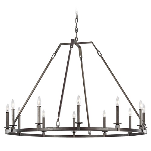 Landen Smith Steel Chandelier by Visual Comfort Studio