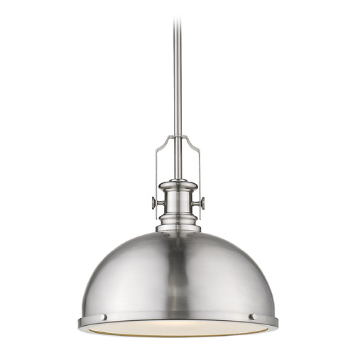 Melange Brushed Nickel Pendant by Z-Lite