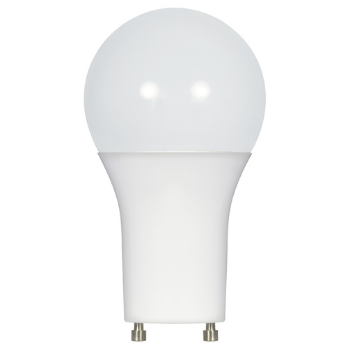 10W A19 LED Frosted 4000K 800 Lumens GU24 Base 120V Dimmable by Satco Lighting