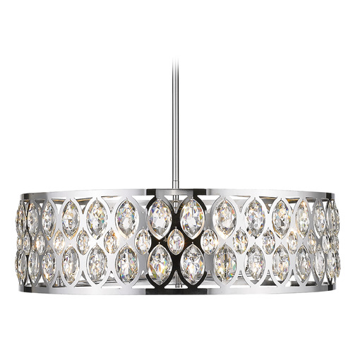 Dealey Chrome Pendant by Z-Lite