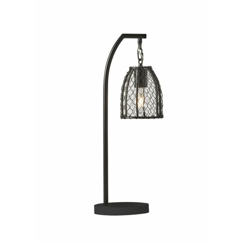 Flat Black Table Lamp by Craftmade Lighting