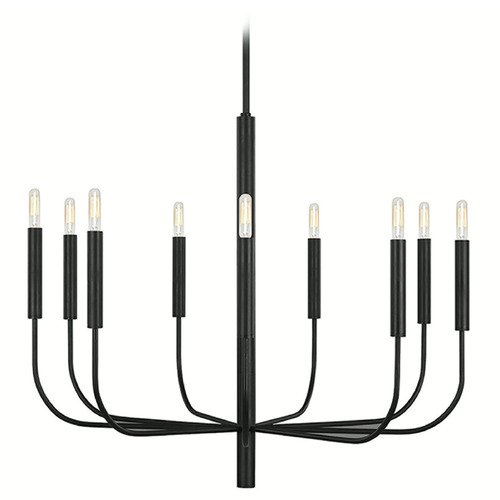 Brianna Medium Chandelier in Aged Iron by Visual Comfort Studio