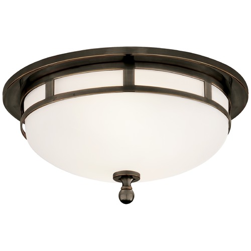 Visual Comfort Signature Collection Studio VC Openwork Flush Mount in Bronze by Visual Comfort Signature SS4010BZFG