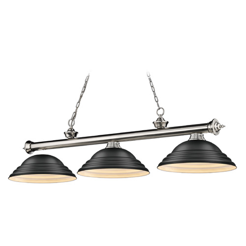 Cordon Brushed Nickel Billiard Light by Z-Lite