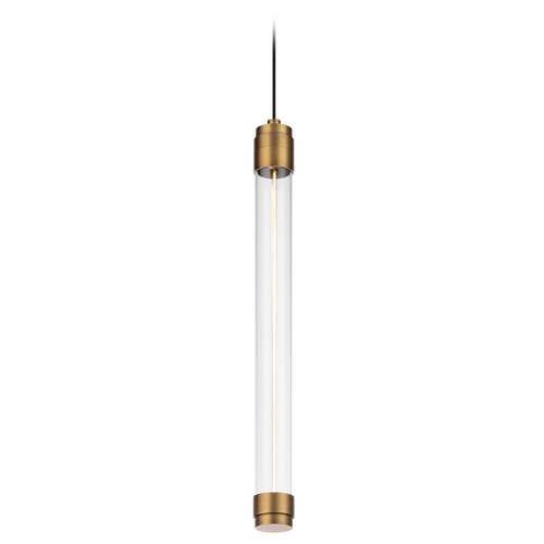 WAC Lighting Jedi 15-Inch LED Pendant in Aged Brass by WAC Lighting PD-51315-AB