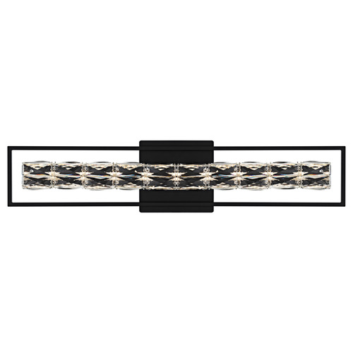 Quoizel Lighting Quoizel Lighting Dazzle Matte Black LED Vertical Bathroom Light PCDZ8533MBK
