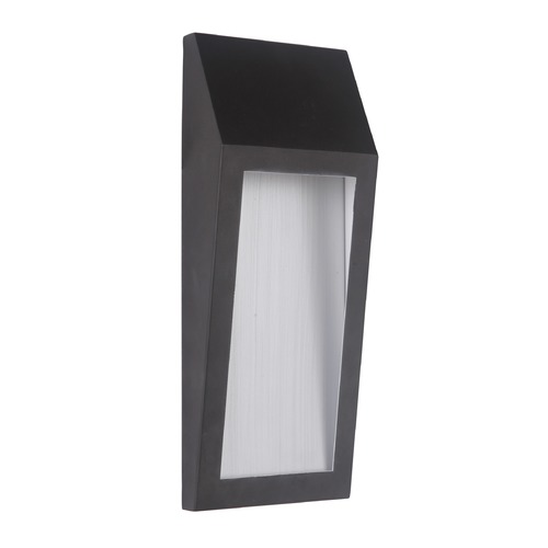 Wedge 15.25-Inch Oiled Bronze LED Outdoor Wall Light by Craftmade Lighting