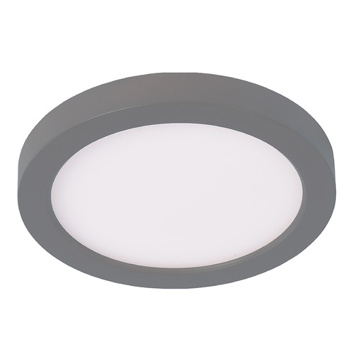 Round Nickel LED Close-to-Ceiling Light by WAC Lighting
