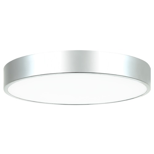 Plato Chrome LED Flush Mount by Matteo Lighting