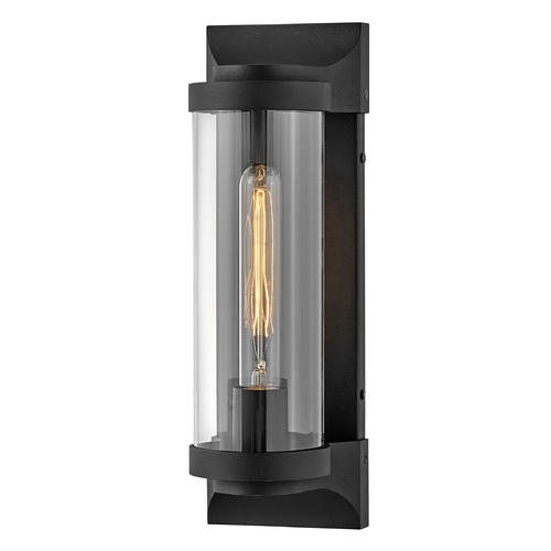 Hinkley Pearson Medium Wall Lantern in Textured Black by Hinkley Lighting 29060TK