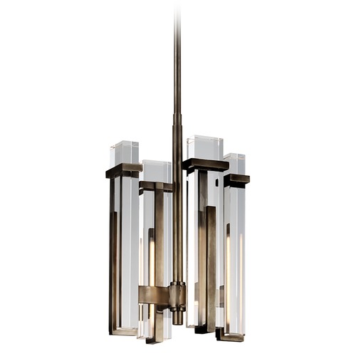 Visual Comfort Signature Collection Ian K. Fowler Malik Small Chandelier in Bronze by Visual Comfort Signature S5910BZCG