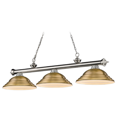 Cordon Brushed Nickel Billiard Light by Z-Lite