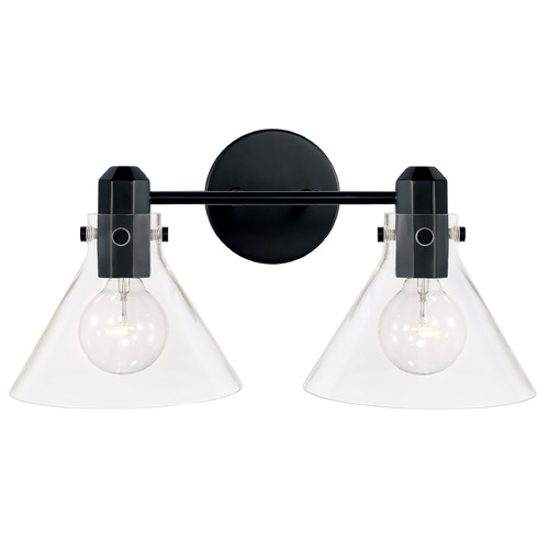 Capital Lighting Greer 18.25-Inch Vanity Light in Matte Black by Capital Lighting 145821MB-528