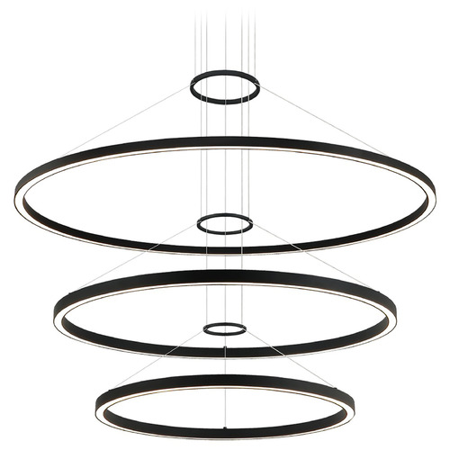 Matteo Lighting Matteo Lighting O'hara Matte Black LED Pendant Light C30896MB