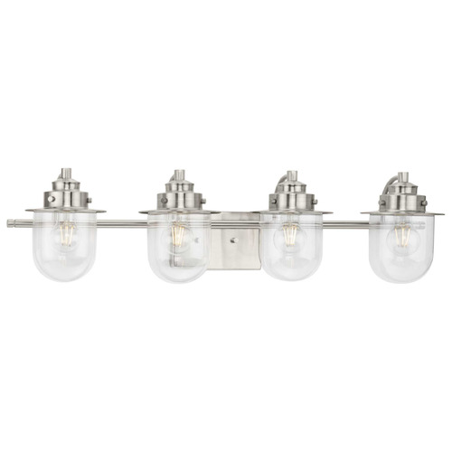 4-Light Bath from the Northlake Collection in Brushed Nickel Finish