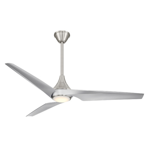Switch 60-Inch Convertible LED Smart Fan in Nickel by Minka Aire
