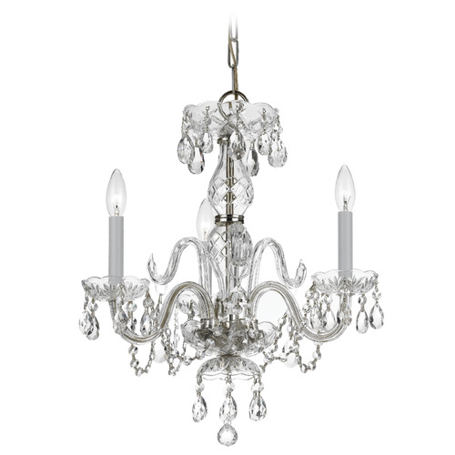 Crystorama Lighting Traditional Crystal Polished Chrome Crystal Chandelier
