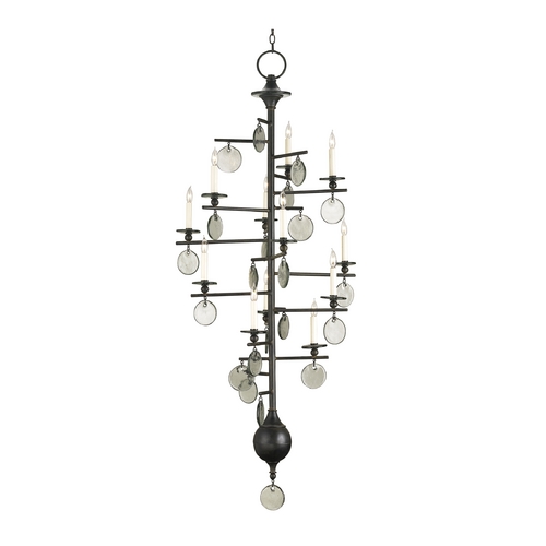 Sethos 28-Inch Chandelier in Old Iron by Currey & Company