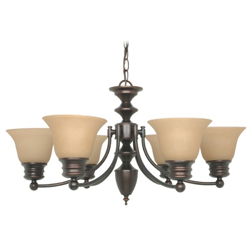 Nuvo Lighting Chandelier in Mahogany Bronze by Nuvo Lighting 60/1274