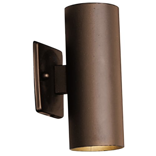 Kichler Lighting 12V 6-Inch Outdoor Wall Light in Architectural Bronze by Kichler Lighting 15079AZT