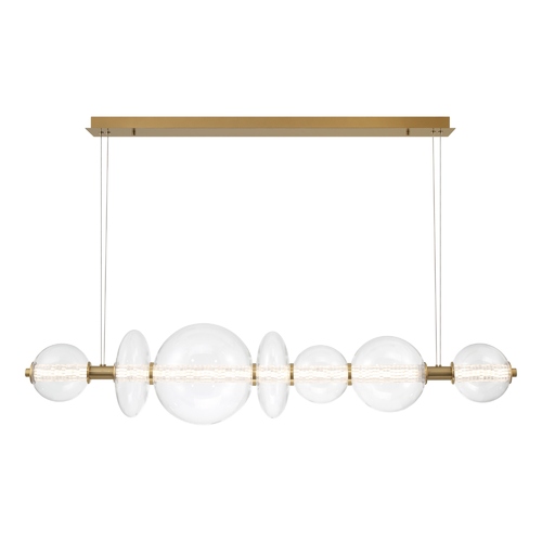 Eurofase Lighting Atomo 56-Inch LED Linear Chandelier in Gold by Eurofase 46772-036