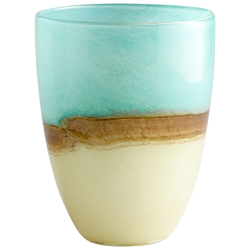 Turquoise Earth Blue Vase by Cyan Design