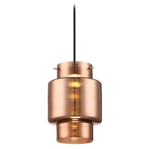 Del Brushed Nickel LED Mini Pendant by Nuvo Lighting
