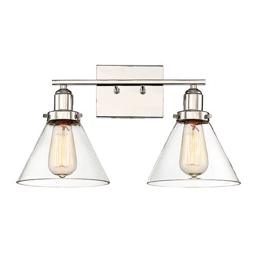 Drake 17.75-Inch Polished Nickel Bathroom Light by Savoy House